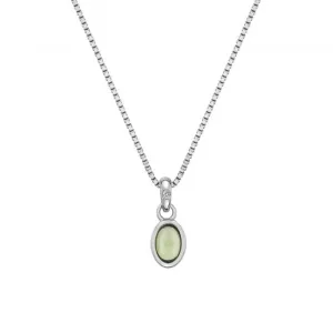 Sterling Silver Peridot Pendant DP761