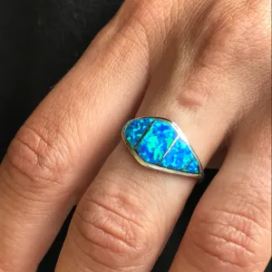 Zuni Inlay Lab Opal Ring